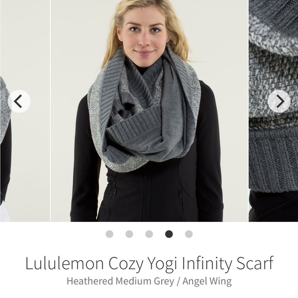 Lululemon cozy yogi wool infinity scarf grey - Picture 8 of 10